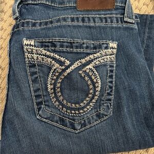 Big Star Blue Jeans with Embroidered Pocket